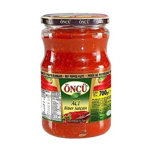 ONCU CHILLI PASTE HOT/BIBER SALCAS 700g ACI