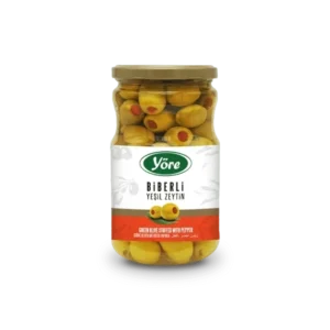 Yöre Red Pepper Stuffed Green Olives – 720g