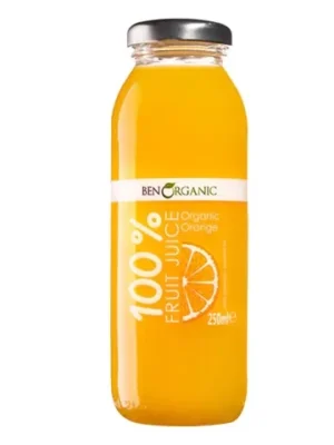 Ben Organic Orange Juice, 250ml