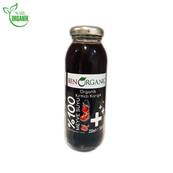 BENOrganik Karışık Kırmızı Meyve Suyu 250 ml