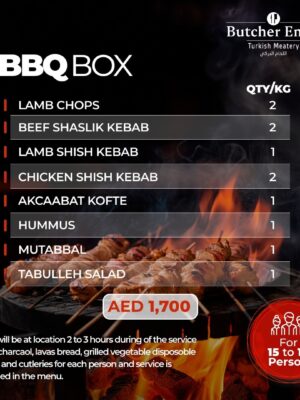 BBQ BOX FOR 15 TO 17 PERSONS