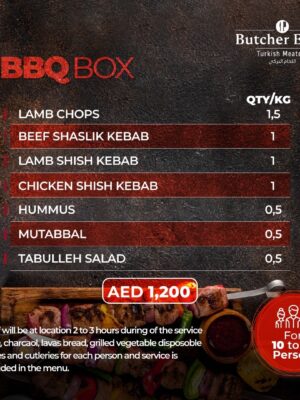 BBQ BOX FOR 10 TO 12 PERSONS