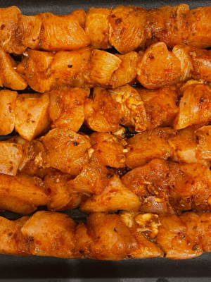 CHICKEN BREAST(MARINATED) SKEWER (446)