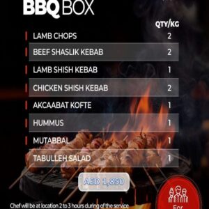 BBQ BOX FOR 15 TO 17 PERSONS
